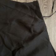 VINCE CAMUTO Womens Black Ruffled One-shoulder Satin Dress Sz 2 Minor snags