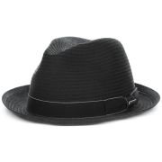 Dorfman Pacific Men’s Braid Fedora Hat Black L B4HP