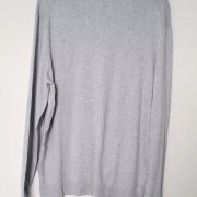 Men’s Alfani Solid V-Neck Cotton Casual Sweater Grey Heather B4HP