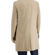 Hugo Boss Men’s Migor Slim-Fit Solid Overcoat Light Brown 36R B4HP