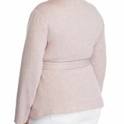 Bobeau Womens Plus Baron Knit Office Blazer Fig Color B4HP