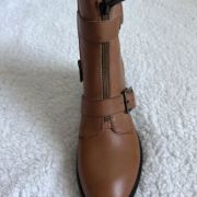 Women Donald j Pliner Dusten Zip Up boots Left Leg Single shoe Brown size 6