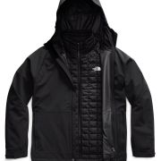 The North Face Men’s Thermoball Hooded Snow Waterproof Jacket Black B4HP