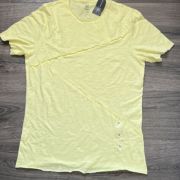 INC International Concepts Mens Pieced Slub T-Shirt Yellow Pear B4HP
