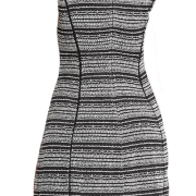 KARL LAGERFELD PARIS Sleeveless Striped Crochet Dress size 8 B4HP