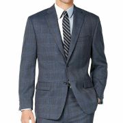 Michael Kors Plaid Classic Wool Blend 2-Button Sport Coat Blazer 42L $450 B4HP