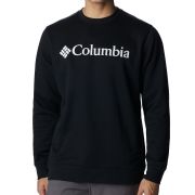 Columbia Mens Trek Crewneck Pullover Sweatshirt Long Sleeves Black XXL B4HP