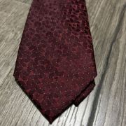 Alfani Mens’ Neck Tie Narrow Palmas Geo Red B4HP