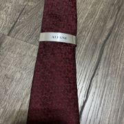 Alfani Mens’ Neck Tie Narrow Palmas Geo Red B4HP