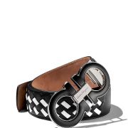 Ferragamo Men’s Gancini Woven Leather Belt – 150th Anniversary Exclusive B4HP