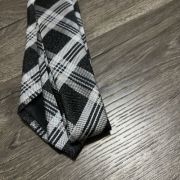 Perry Ellis portfolio Men’s Duxbury Classic Plaid Tie Black One Size B4HP