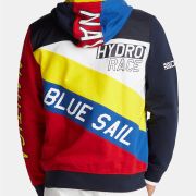 New Nautica Artist Series Full Zip Color blocked Hoodie Track Jacket XXL B4HP
