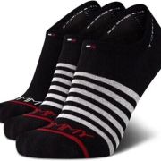 Tommy Hilfiger No Show Athletic Sneakers Liner Socks 3 Pack, One Size B4HP