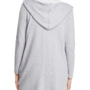 MINNIE ROSE Hooded Duster Cardigan In Grey Flannel XS $285 B4HP