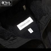 Calvin Klein Men’s Black Sherpa Lined Hooded Soft Shell Jacket Large B4HP
