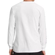 The North Face Mens Long-Sleeve Logo T-Shirt White XXL B4HP