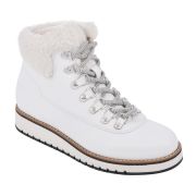 White Mountain Women’s Cozy White Boots Smooth B4HP