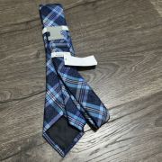 Perry Ellis portfolio Men’s Duxbury Classic Plaid Tie Blue One Size B4HP