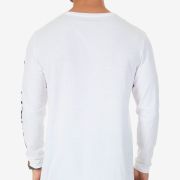 NAUTICA Men’s Graphic-Print long Sleeve T-Shirt Size XL White B4HP