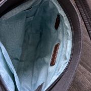 women The Sak Indio leather Embellished Woven Accent Bucket Bag Slate /Gray B4HP
