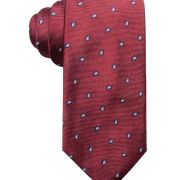 Club Room Men’s Woolsey Pine Classic Paisley Silk Tie (Red) One Size B4HP