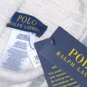 POLO RALPH LAUREN Men’s Cable Knit Cricket Beanie Hat & Scarf Gif Set CREAM B4HP