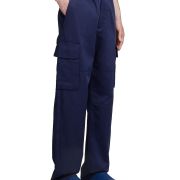 Marni Men’s straight-leg cargo trousers 46 Small 30-32W 31L Navy Blue $795 B4HP