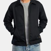 RVCA Men’s Day Shift Jacket Size XL Black B4HP