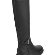 UGG Women’s Harrison Tall Riding Boots BLACK Leather SIZE 6.5M B4HP