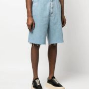MM6 Maison Margiela Mens Straight Fit Indigo Denim Shorts Blue Size 32 B4HP $390