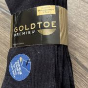 Gold Toe Metropolitan Men 3 Pair Pack Blue Cotton Crew Dress Sock Shoe 6-12 B4HP