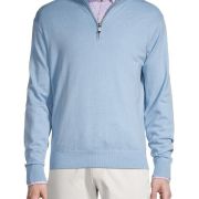 Peter Millar Crest Quarter Zip Pullover Sweater B4HP