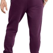Champion Mens Powerblend Jogger Purple Pants Plum S B4HP