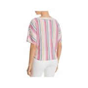 Women BEACHLUNCHLOUNGE COLLECTION Womens Pink V Neck Blouse XS B4HP