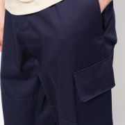 Marni Men’s straight-leg cargo trousers 46 Small 30-32W 31L Navy Blue $795 B4HP