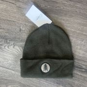 SUN + STONE Men’s Waffle Knit Beanie Olive One Size B4HP