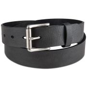 SUN STONE Men’s Black Adjustable Logo Faux Leather Casual Belt M 34-36 B4HP