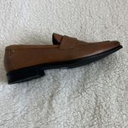 DKNY penny lance leather loafer Right leg single shoe amputee shoe Brown SZ 11 M