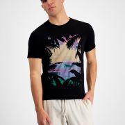 INC INTERNATIONAL CONCEPTS Men’s Silhouette T-Shirt Blue Coast XS B4HP