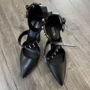 Michael Kors Women’s Amal Ankle-Strap Pumps Black 9M No Box Display Shoe B4HP