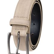 Alfani Men’s Faux-Suede Textured Belt Khaki XL 42-44 B4HP