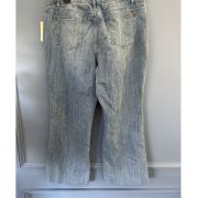 MICHAEL KORS Women’s Blue Pocketed Double Button Closure Sailor Flare Jeans B4HP