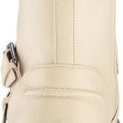 KENNETH COLE REACTION Women’s Tate Biker Jewel Lug Sole Booties Beige B4HP