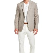 Lauren Ralph Lauren Men’s Classic-Fit Herringbone Oatmeal 42S B4HP NO TAGS