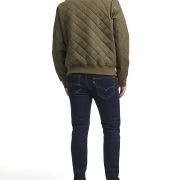 Levi’s Men’s Diamond Quilted Bomber Jacket Olive S B4HP