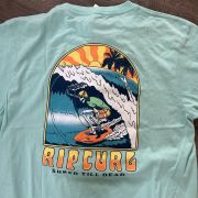 Rip Curl Men’s Short Sleeve Graphic Tees Surfing 2 colors designs B4HP
