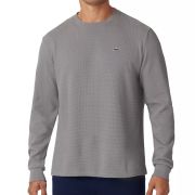 Lacoste Men’s Lacoste Thermal Logo long sleeve T-Shirt Grey XXL B4HP