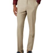 Tayion Collection Men’s Classic-Fit Wool Suit Pants Camel 38×30 B4HP