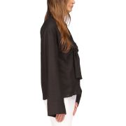 MICHAEL Michael Kors Women’s Tied Kimono-Sleeve Blouse Black XL B4HP