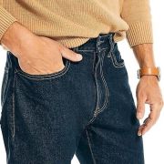 Nautica Men’s Vintage Rigid Stretch Straight Denim Jeans Pure Ocean B4HP